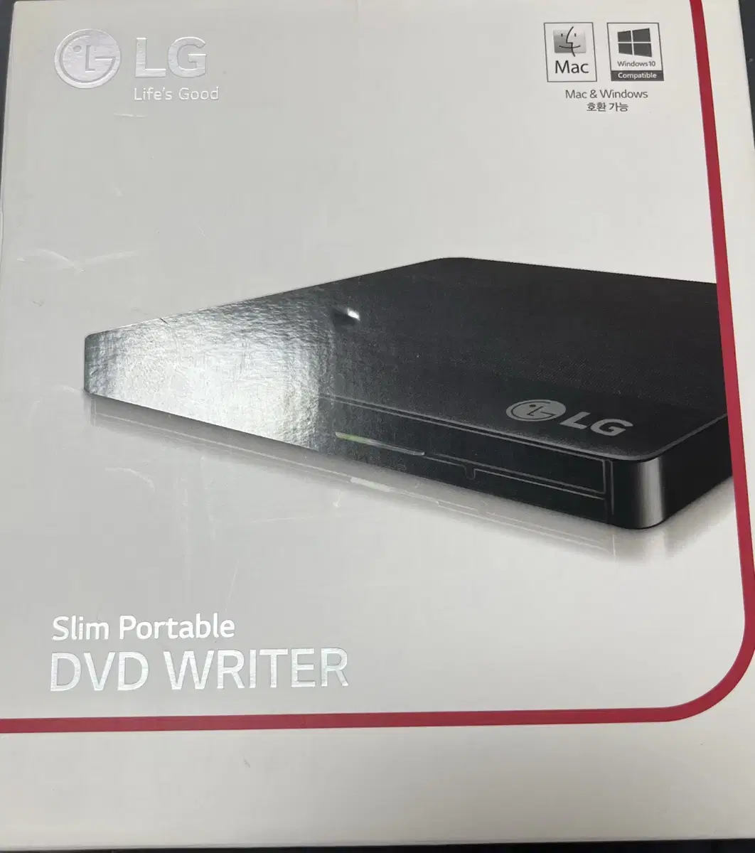 Slim portable DVD WRITER